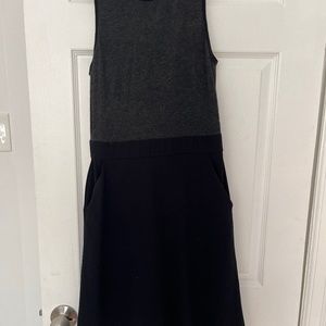 Petite loft black and grey professional dress